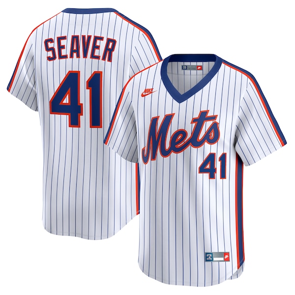 TOM Seaver NEW York Mets Nike Cooperstown Collection Limited Jersey White 2026/27
