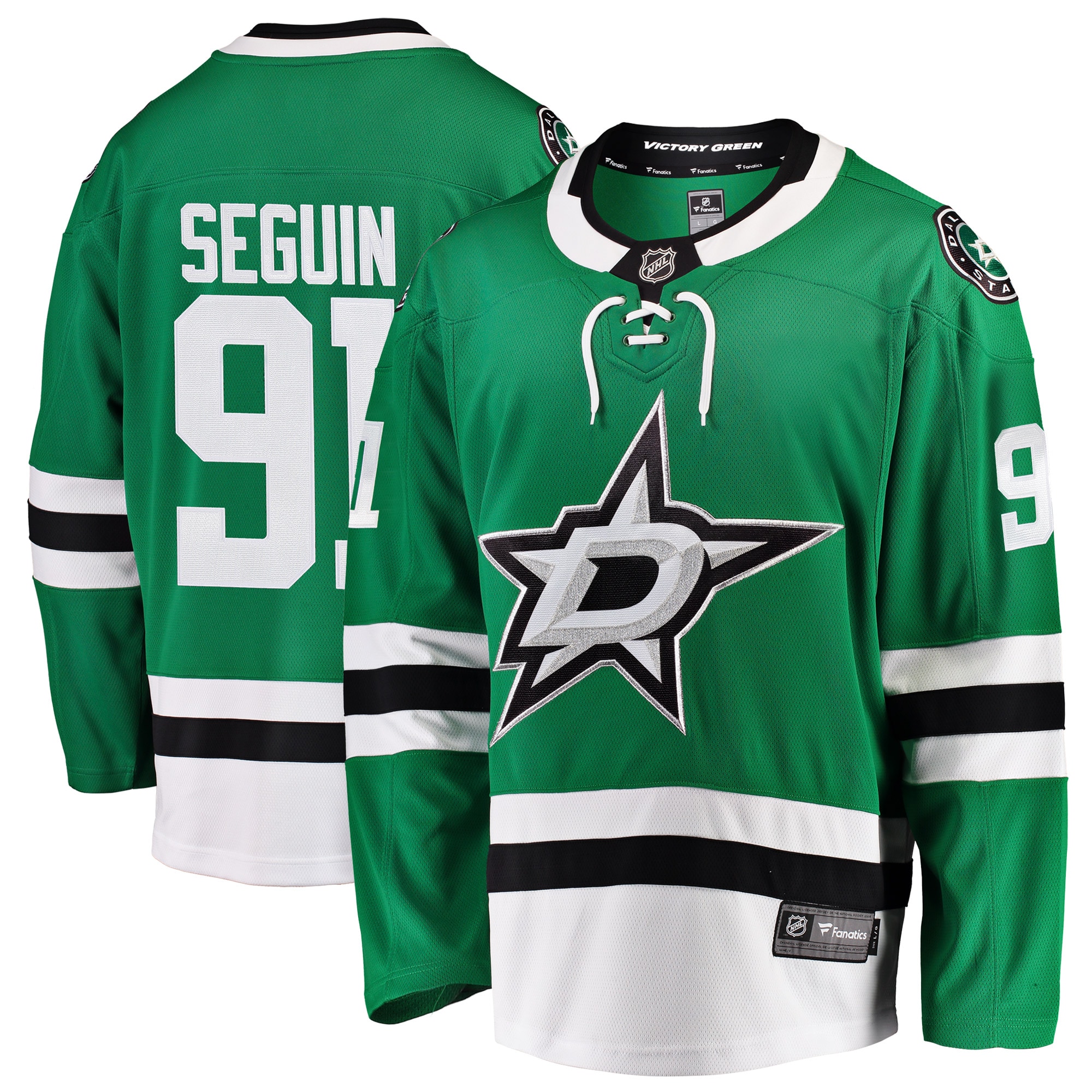 Tyler Seguin Dallas Stars Fanatics Breakaway Player Jersey Green 2025/26