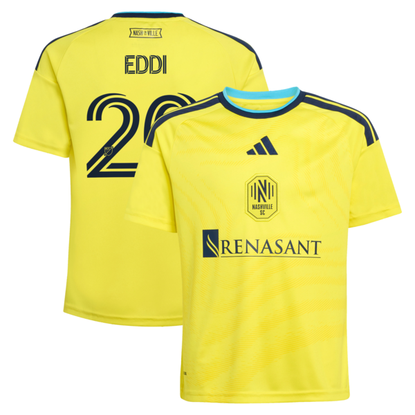Adidas Edvard Tagseth Yellow Nashville SC 2026 the Reverb KIT Replica Jersey 2026