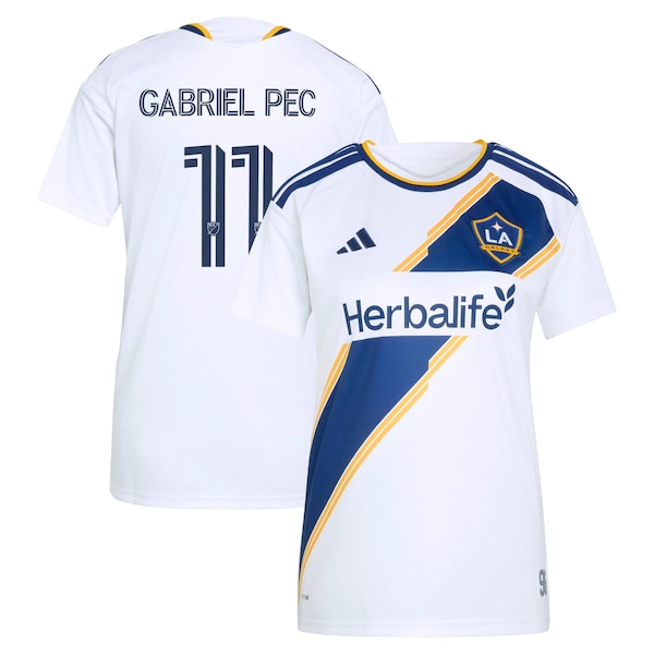 Gabriel PEC la Galaxy Adidas Womens 2026 the Velocity KIT Replica Jersey White 2026