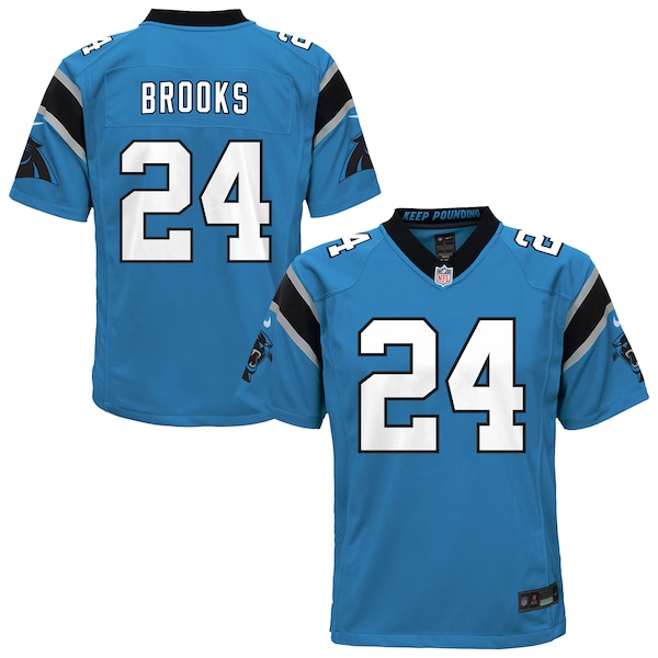 Jonathon Brooks Carolina Panthers Nike Game Jersey Blue 2026/27