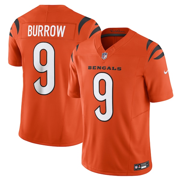 JOE Burrow Cincinnati Bengals Nike Vapor Fuse Limited Jersey Orange 2026/27