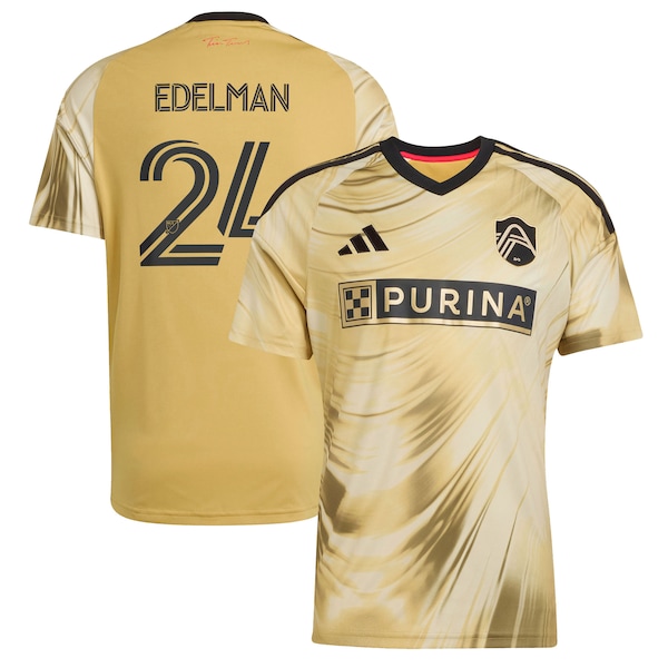 Daniel Edelman ST Louis City SC Adidas 2026 THE Tina Turner KIT Replica Jersey Yellow 2026