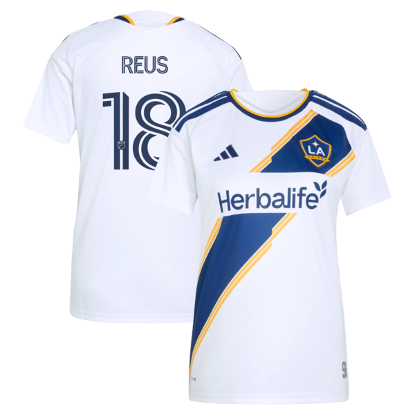 Marco Reus LA Galaxy Adidas Womens 2026 THE Velocity KIT Replica Jersey White 2026