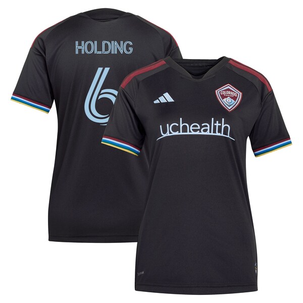 ROB Holding Colorado Rapids Adidas Womens 2026 Colorful Colorado Replica Jersey Black 2026