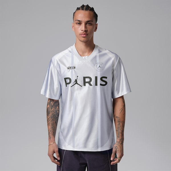 Paris Saint Germain Jordan Brand Lifestyle Jersey Gray 2025/26