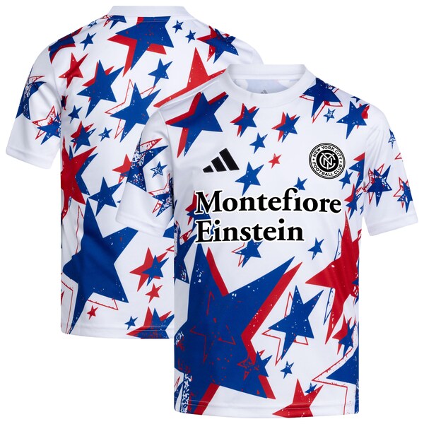NEW York City FC Adidas 2026 Americana PRE Match Jersey White 2026