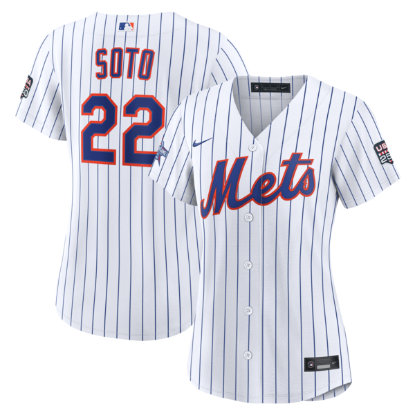 2026 ALL Star Game Womens NEW York Mets Juan Soto Nike White Replica Jersey 2026