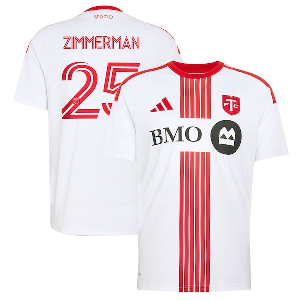 Walker Zimmerman Toronto FC Adidas 2026 Winter KIT Replica Jersey White 2026