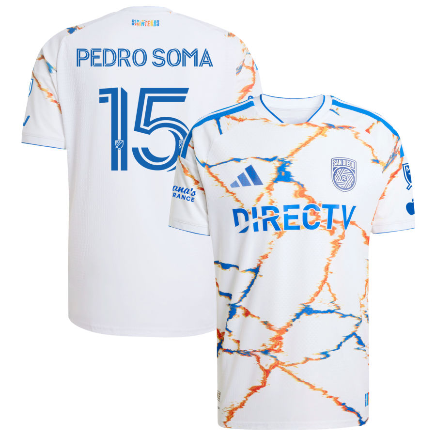 San Diego FC Adidas 2026 Unprecedented Unity KIT ON Field Authentic Patch Custom Jersey White 2026
