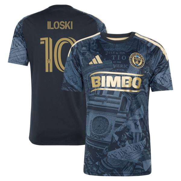 Quinn Sullivan Philadelphia Union Adidas Womens 2026 1776 KIT Replica Jersey Navy 2026