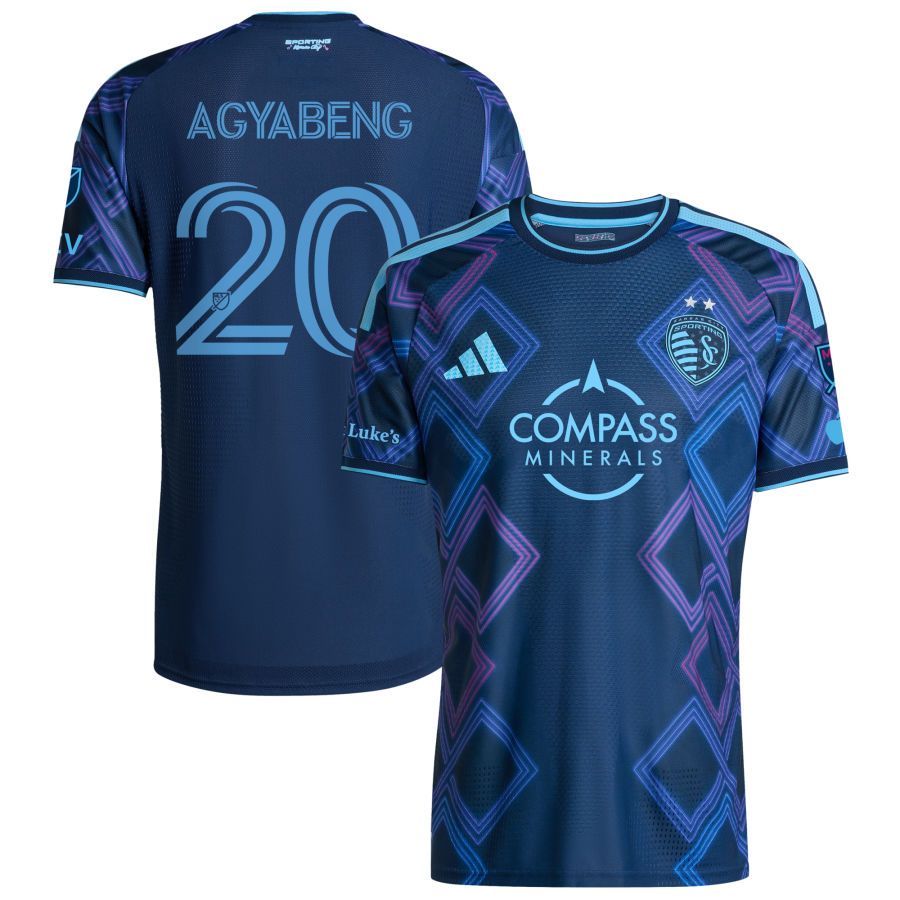Sporting Kansas City Adidas 2026 the 18th and Vine KIT ON Field Authentic Patch Custom Jersey Blue 2026