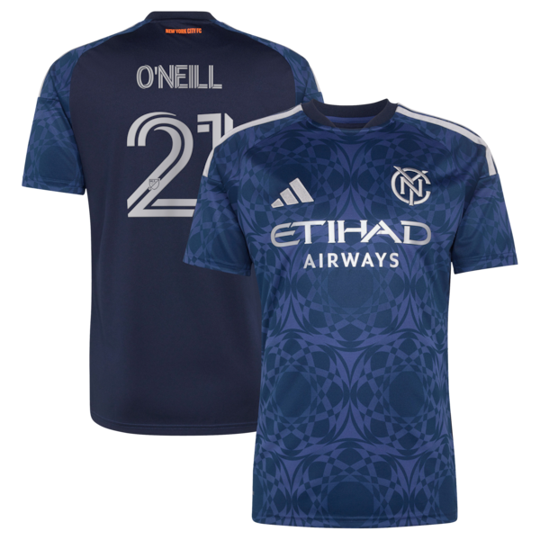 Aiden Oneill NEW York City FC Adidas 2026 THE ALL Nations KIT Replica Jersey Blue 2026