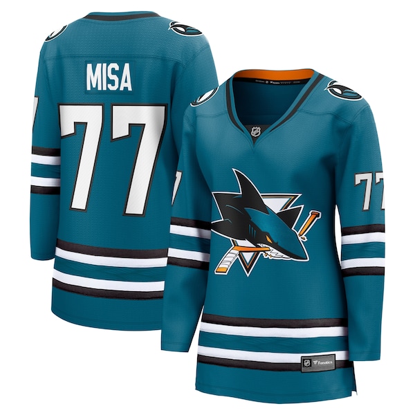 Michael Misa SAN Jose Sharks Fanatics Breakaway Jersey Teal 2026/27
