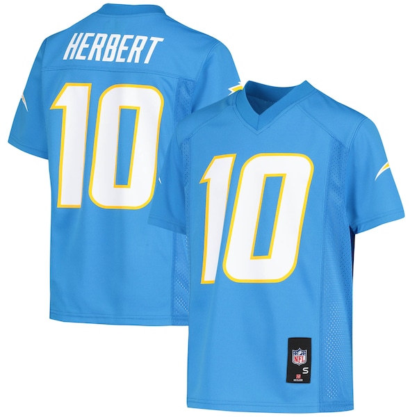 Justin Herbert Puderblaues LOS Angeles Chargers Replika Spielertrikot FÜR Jugendliche 2025/26