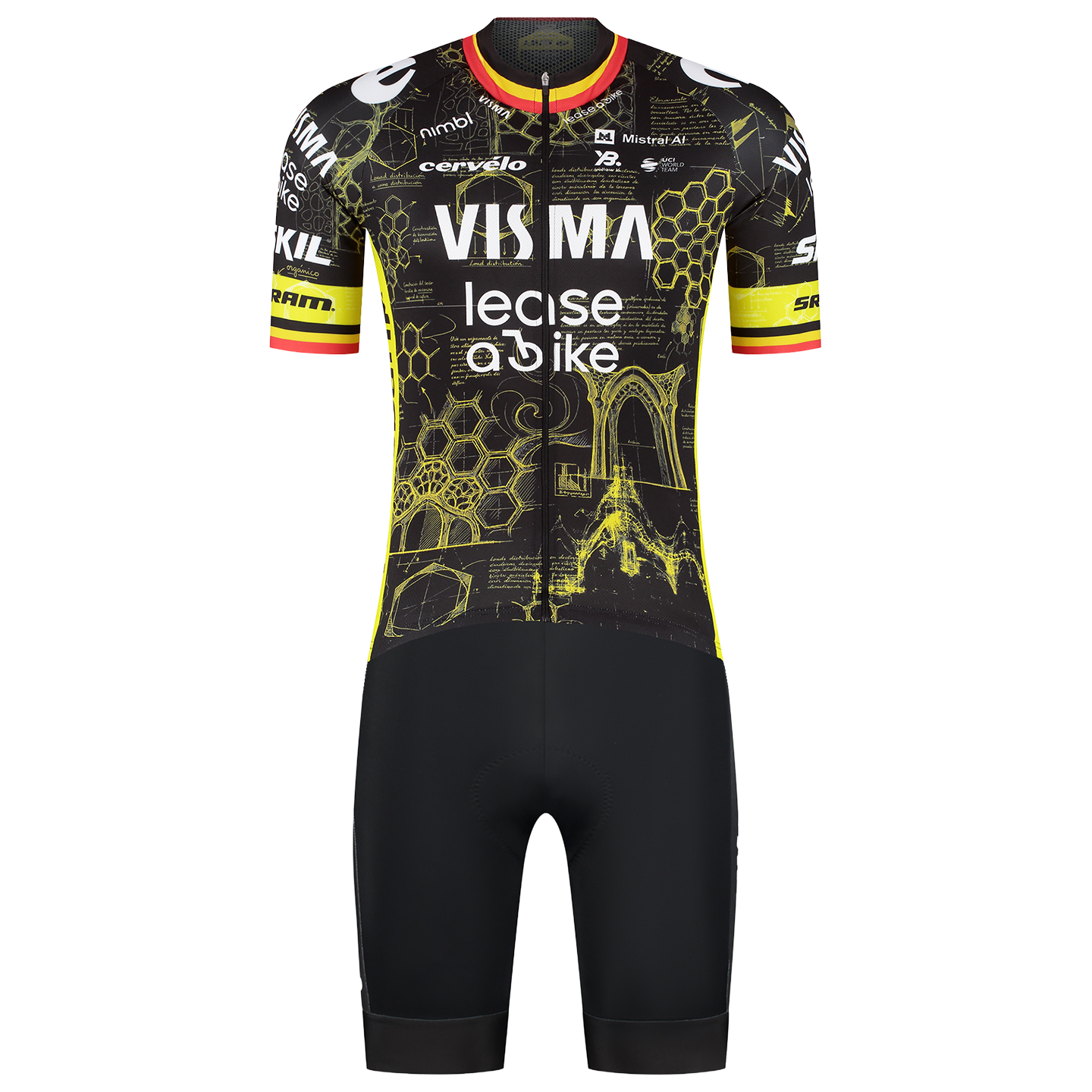 Visma LAB Belg Meister TDF Set (Trikot + Hose) 2026