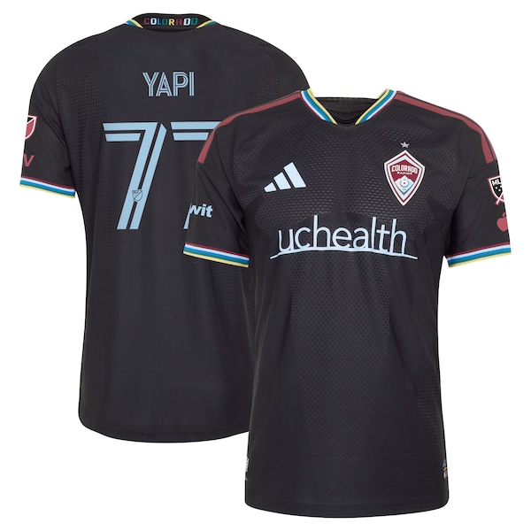 Colorado Rapids Adidas Youth 2026 Colorful Colorado Replica Jersey Black 2026