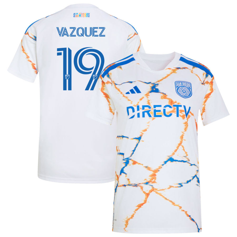 SAN Diego FC Adidas Womens 2026 Celebration OF Unprecedented Unity KIT Replica Custom Jersey White 2026