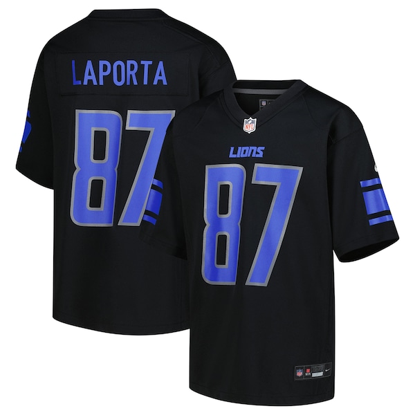 SAM Laporta Detroit Lions Nike Game Jersey Black 2026/27