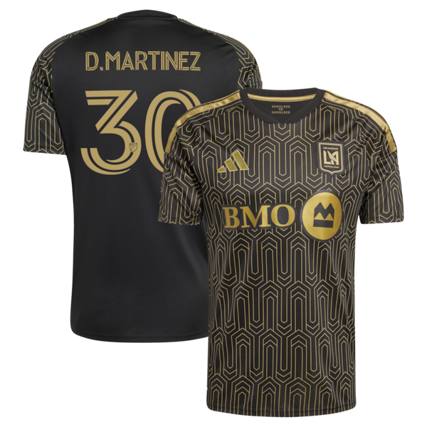 David Martínez Lafc Adidas 2026 Primary KIT Replica Jersey Black 2026