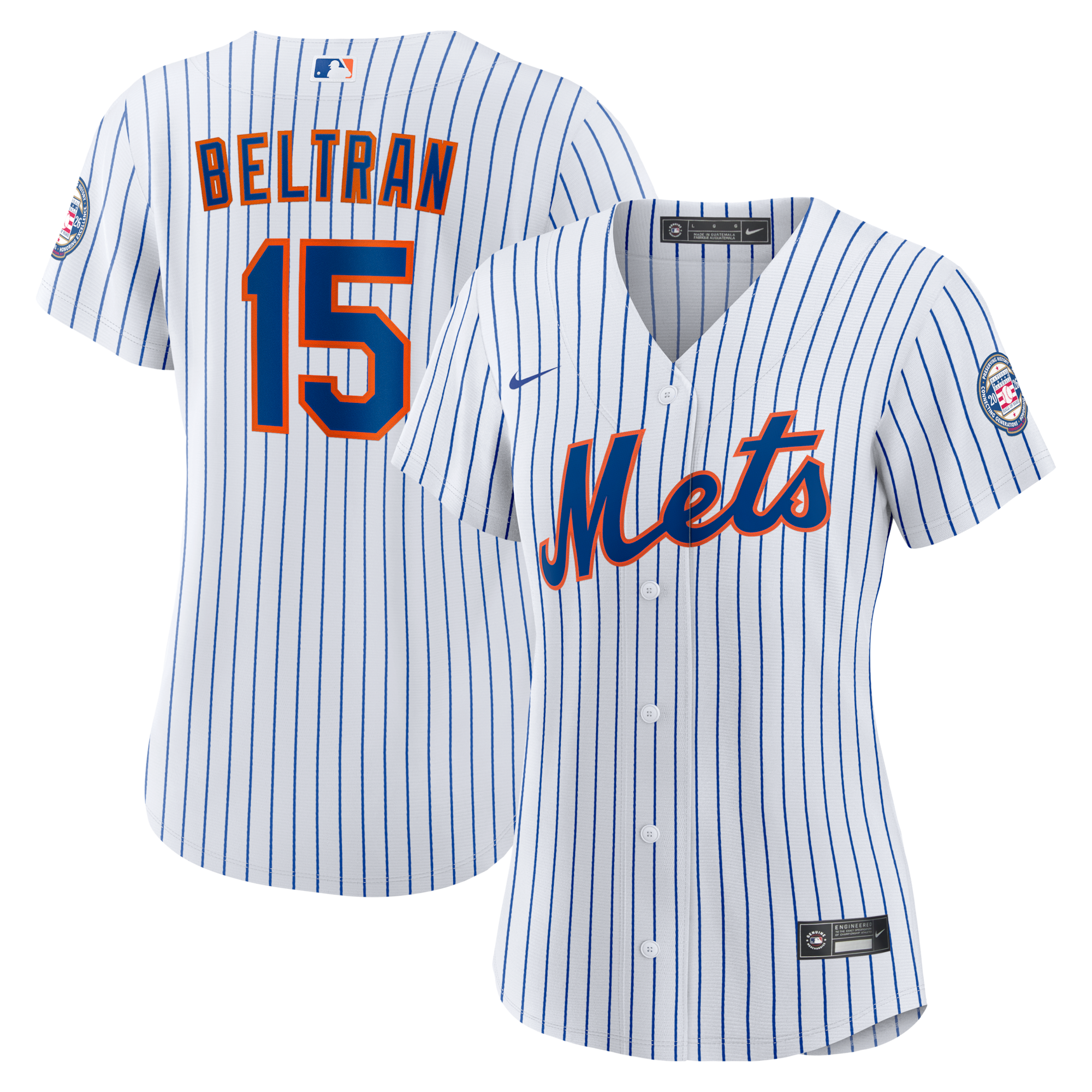 Carlos Beltran NEW York Mets Nike 2026 Baseball Hall of Fame Retired Player Replica Jersey White