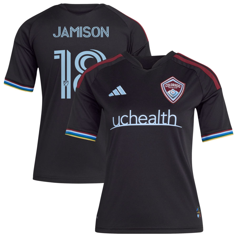 Dante Sealy Adidas Black Colorado Rapids 2026 Colorful Colorado Replica Custom Jersey 2026