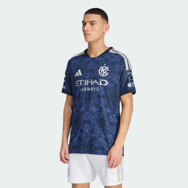 NEW York City FC Adidas 2026 THE ALL Nations KIT ON Field Authentic Patch Jersey Blue 2026