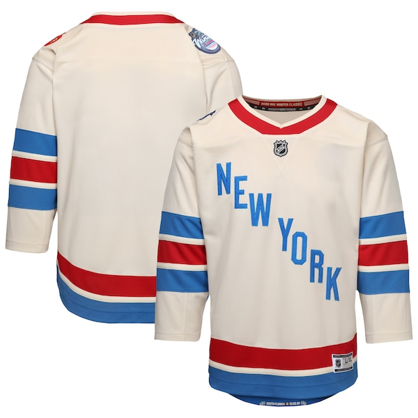 NEW York Rangers Outerstuff Youth 2026 NHL Winter Classic Premier Jersey White 2026