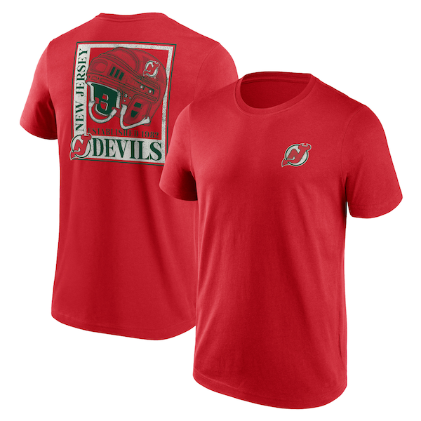 Camiseta Gráfica NEW Jersey Devils Fanatics Branded True Classics Helmet Hombres 2026/27