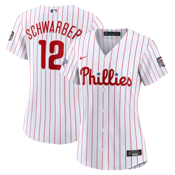 2026 ALL Star Game Philadelphia Phillies Kyle Schwarber Nike White Replica Jersey 2026