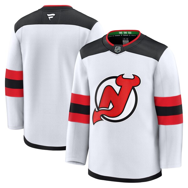 NEW Jersey Devils Fanatics Away Premium Jersey White 2025/26