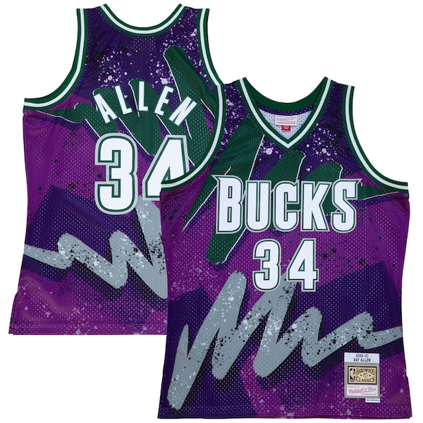 Milwaukee Bucks Hyper Hoops Swingman Trikot RAY Allen von Mitchell and Ness 2026/27