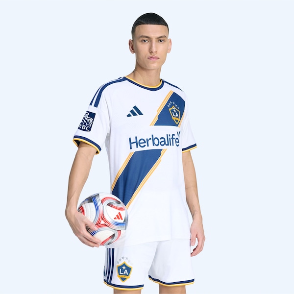 LA Galaxy Adidas 2026 THE Velocity KIT ON Field Authentic Patch Jersey White 2026