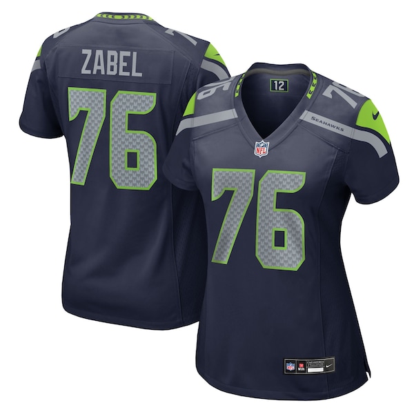 Grey Zabel Seattle Seahawks Nike Team Game Jersey College Navy 2026/27