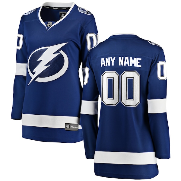 Fanatics Blue Tampa BAY Lightning Breakaway Custom Jersey 2025/26