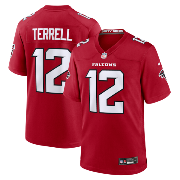 Nike Avieon Terrell Herren Spieltrikot DER Atlanta Falcons IN ROT 2025/26