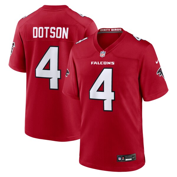 Jahan Dotson Atlanta Falcons Nike Team Game Jersey RED 2025/26