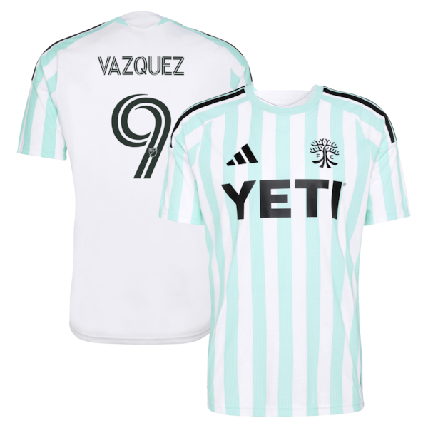 Brandon Vazquez Austin FC Adidas 2026 THE Rooted KIT Replica Jersey White 2026