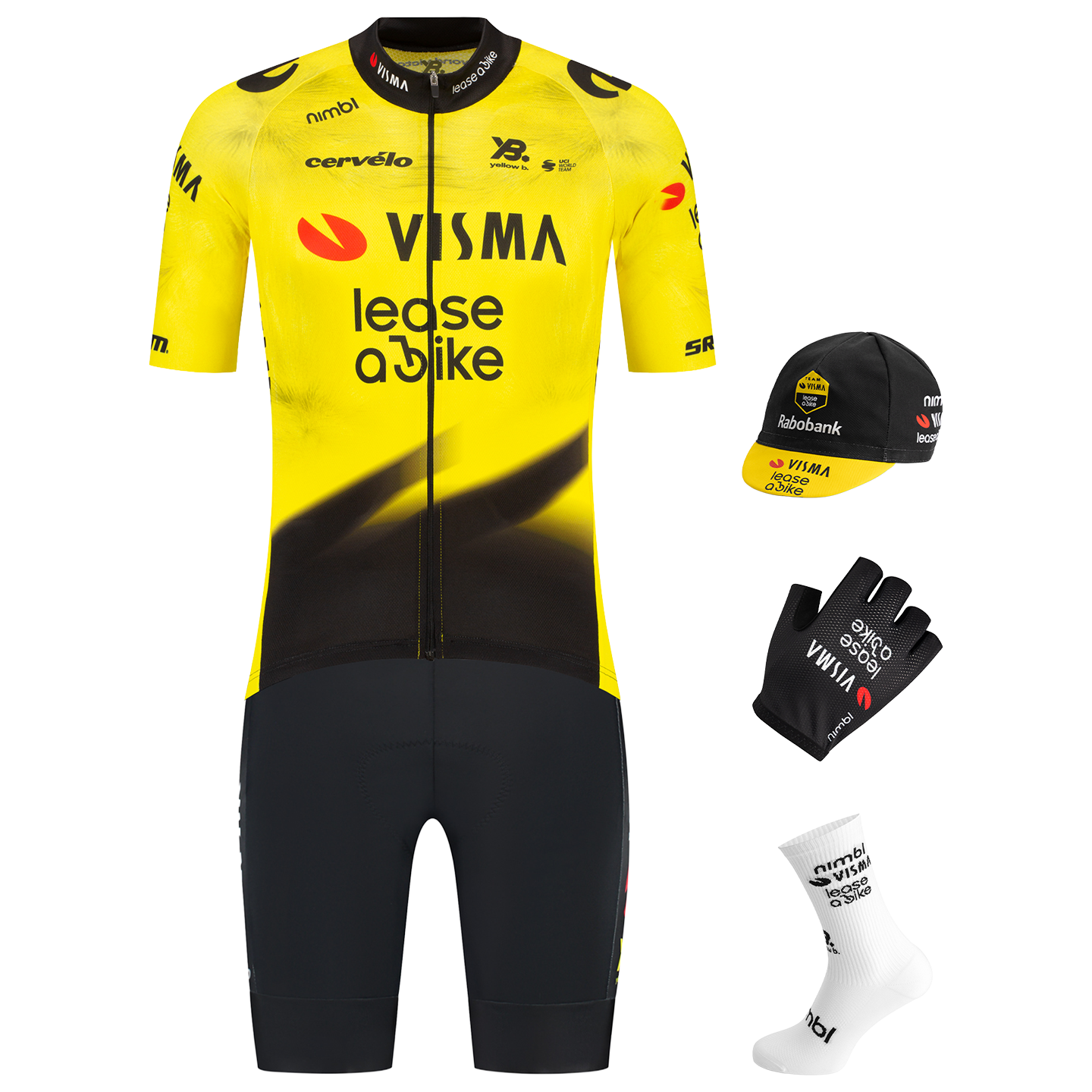 Visma Lease Bike Set (Trikot + Hose) 2026