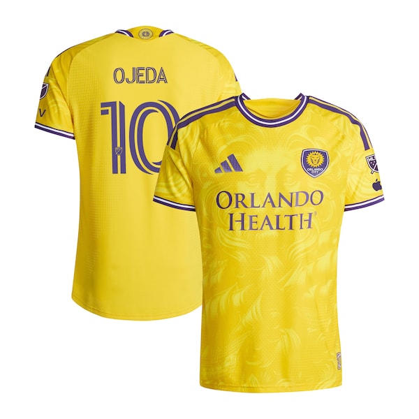Marco Pašalić Orlando City SC Adidas Youth 2026 Sunken Treasure KIT Replica Jersey Yellow 2026