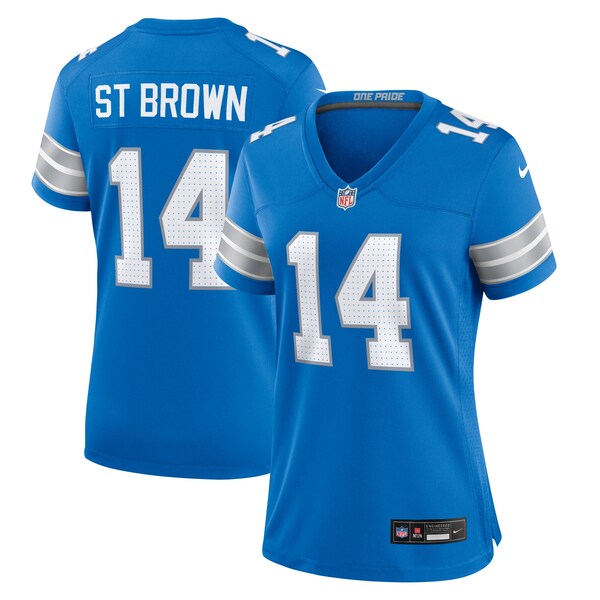 Amon RA ST Brown Detroit Lions Nike Team Game Jersey Blue 2026/27
