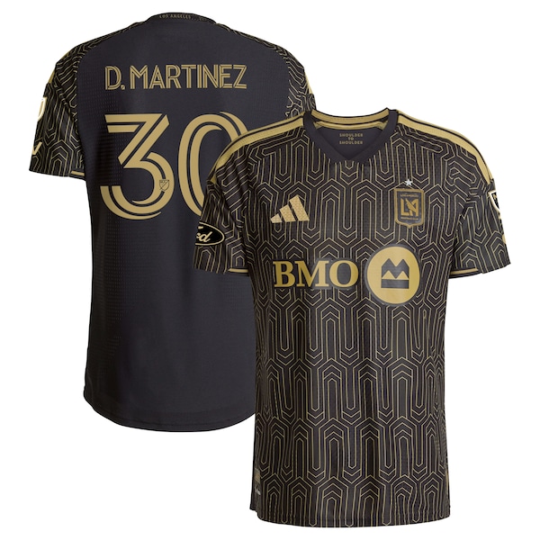 Lafc Adidas 2026 2026 Primary KIT ON Field Authentic Patch Jersey Black 2026