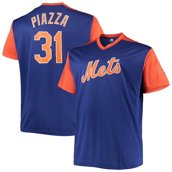Mike Piazza NEW York Mets Cooperstown Collection Replica Player Jersey Royal Orange 2025/26