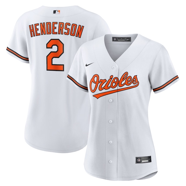 Gunnar Henderson Baltimore Orioles Nike Womens Replica Player Jersey White 2025/26