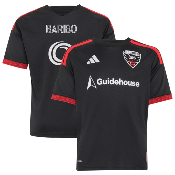 Adidas TAI Baribo Black DC United 2026 Black and RED KIT Replica Jersey 2026