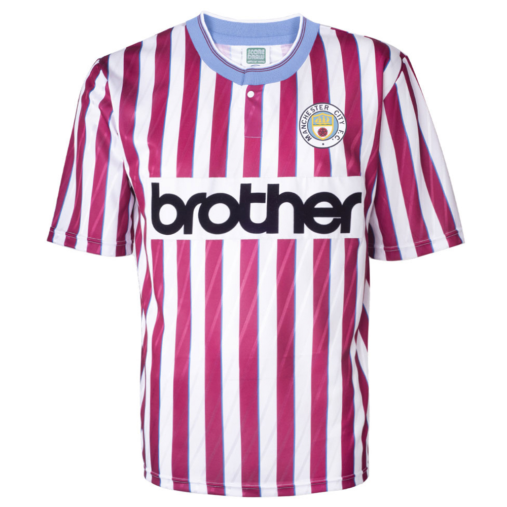 Manchester City Auswärtstrikot 1988