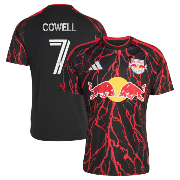 Cade Cowell NEW York RED Bulls Adidas 2026 THE Rooted KIT Replica Jersey Black 2026