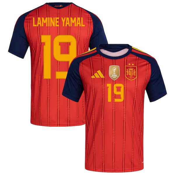 Lamine Yamal Spain National Team Adidas 2026 Fifa World CUP Champions Replica Jersey RED 2026