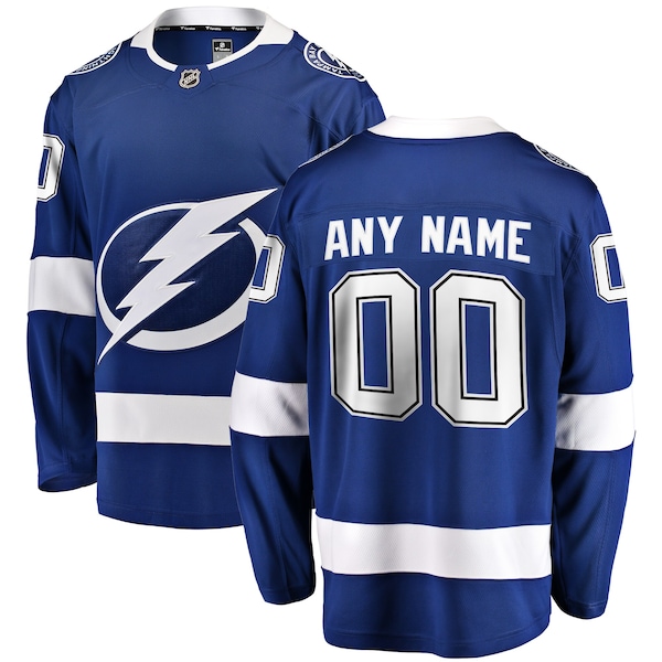 Tampa BAY Lightning Fanatics Breakaway Custom Jersey Blue 2025/26