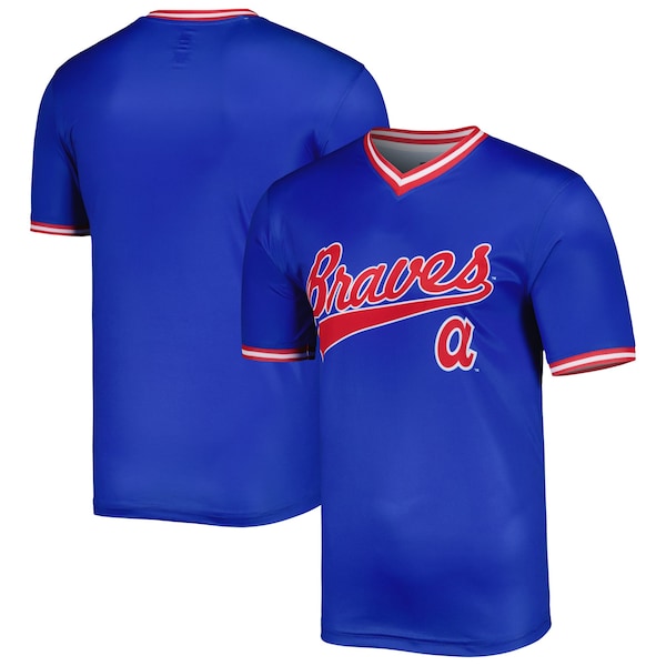 Atlanta Braves Stitches Cooperstown Collection Team Jersey Royal 2026/27